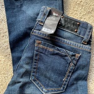 Buckle Black boot cut jeans #176 NWT 25x34